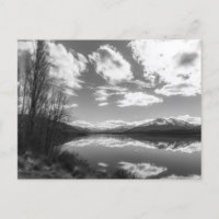 Berglandschaft Schwarz-Weiß-Fotografie
