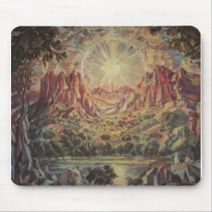 Berglandschaft (von Konstantin Bogaevsky) Mousepad