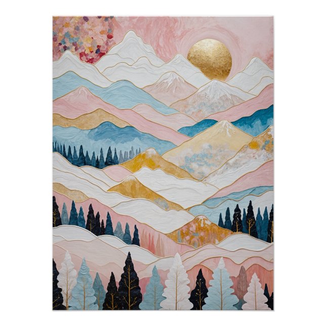 Berglänze Poster (Vorderseite)