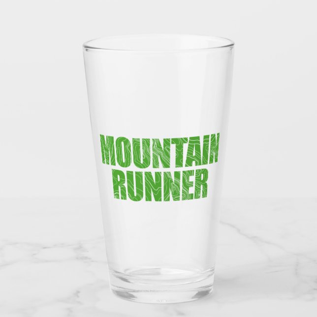 Bergläufer Glas (Vorderseite)