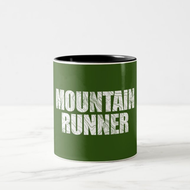 Bergläufer Zweifarbige Tasse (Mittel)