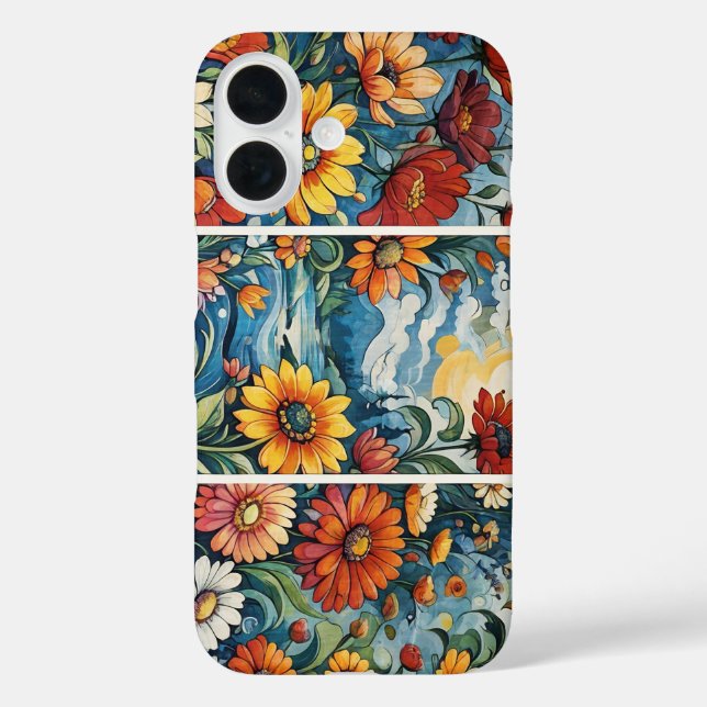 Bergluft iPhone 16 Hülle (Rückseite)