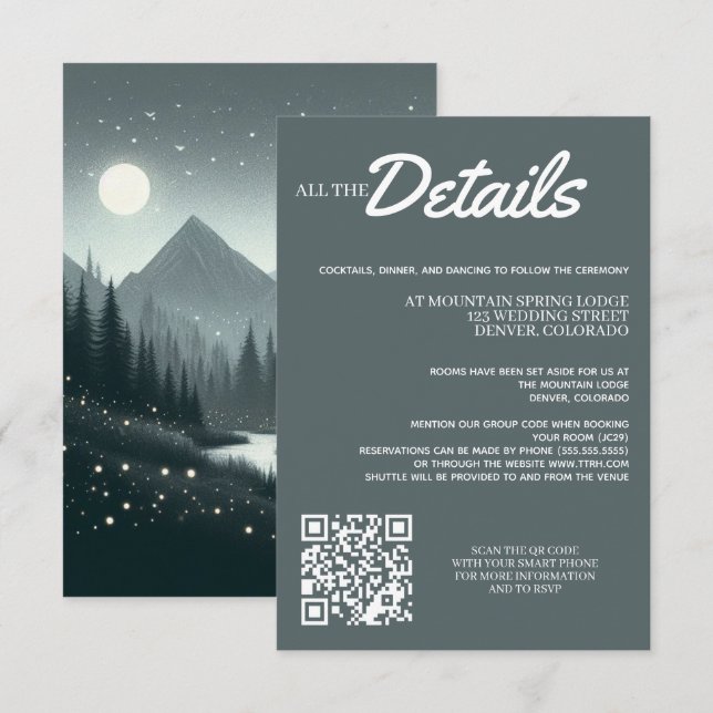 Bergmagie Begleitkarte (Vorne/Hinten)