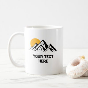 Bergmalerei-Wilderness-Individualanfertigung Kaffeetasse