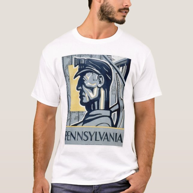 Bergmann in Pennsylvania WPA 1937 T-Shirt (Vorderseite)