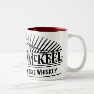 Bergmann-und McKeel Logo Zweifarbige Tasse