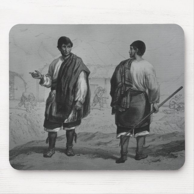 Bergmänner des Chilen, graviert von F. Lehnert Mousepad (Vorne)