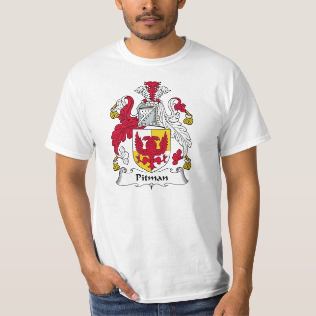 Bergmanns-Familienwappen T-Shirt (Vorderseite)