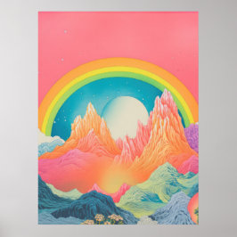 Bergmelodie: Farben der Natur Poster