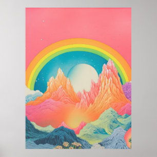 Bergmelodie: Farben der Natur Poster