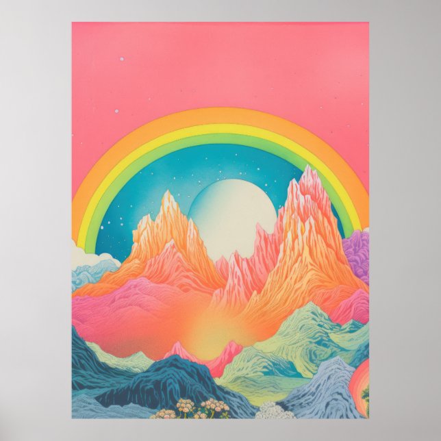 Bergmelodie: Farben der Natur Poster (Vorne)