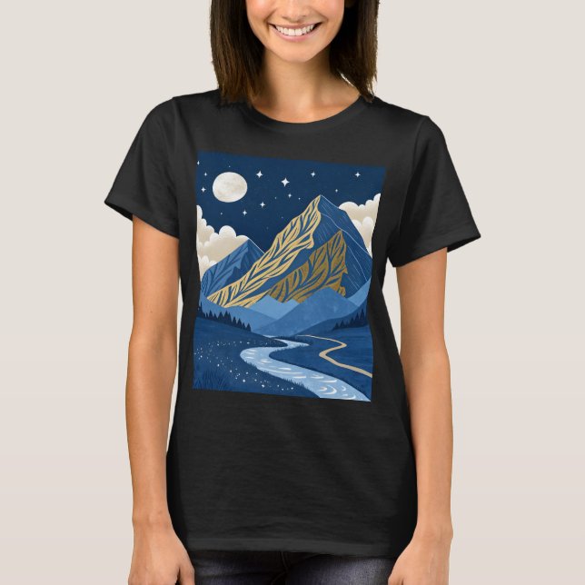 Bergmondlicht T-Shirt (Vorderseite)