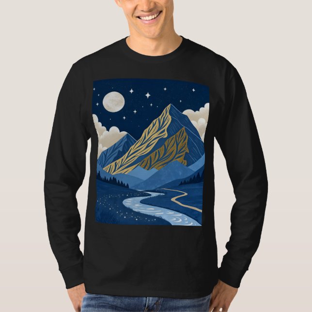 Bergmondlicht T-Shirt (Vorderseite)