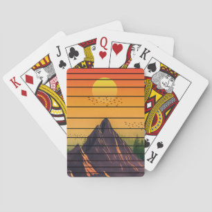 BERGNATURSCHUTZ VINTAGER SONNENSCHIRM SPIELKARTEN