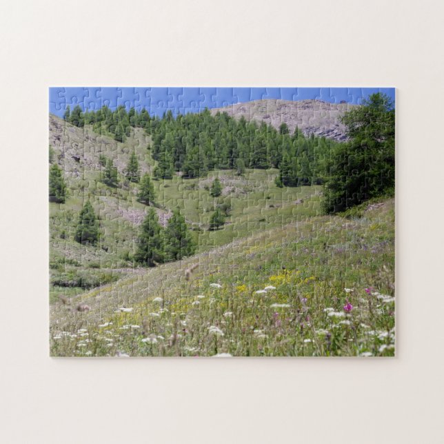 Bergpanorama-Puzzle (Horizontal)
