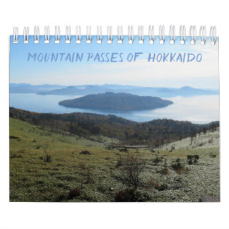 Bergpass des Hokkaido-Kalenders Kalender
