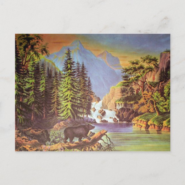 Bergpass Postkarte (Vorderseite)