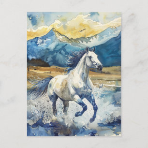 Bergpferd Postkarte