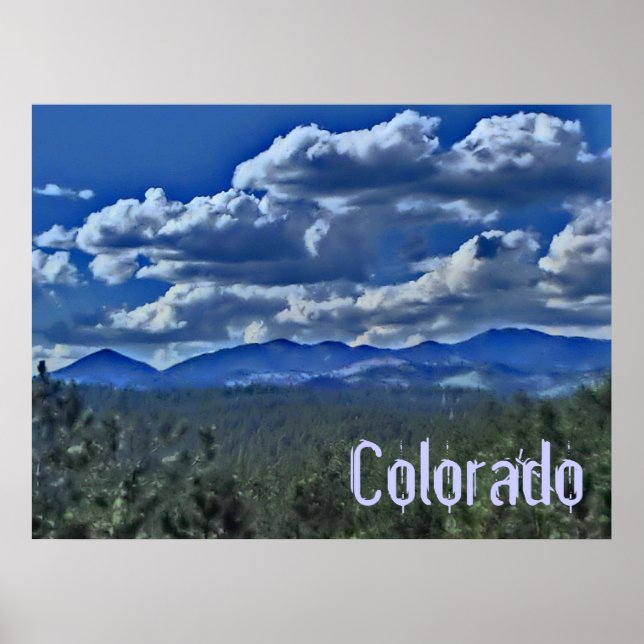 Bergposter Colorado Poster (Vorne)