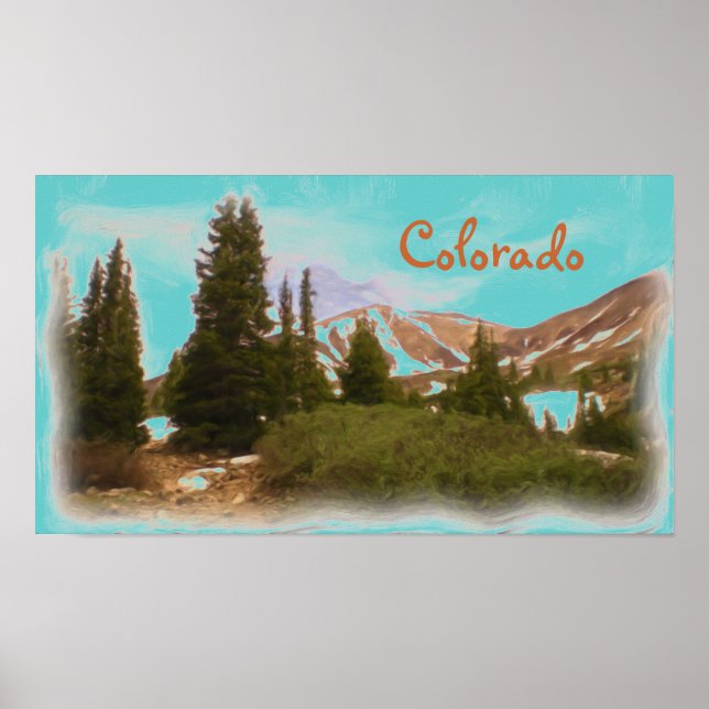 Bergposter Colorado Poster (Vorne)