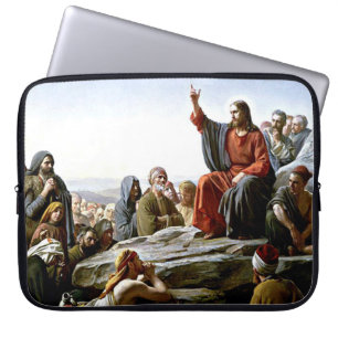 Bergpredigt - Gemälde von Carl Bloch Laptopschutzhülle