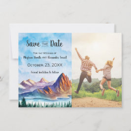 Bergrechtsehen Save the Date mit Foto