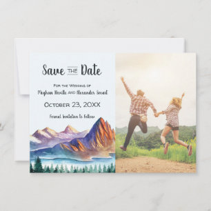Bergrechtsehen Save the Date mit Foto