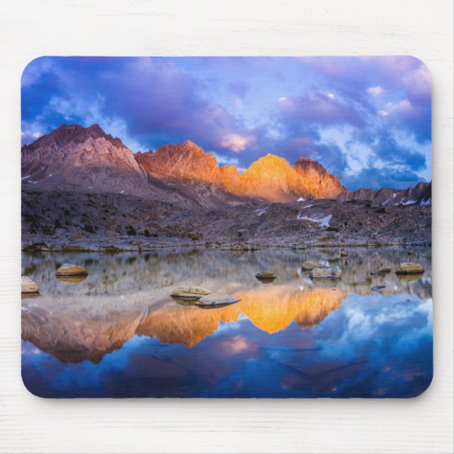 Bergreflexion, Kalifornien Mousepad (Vorne)