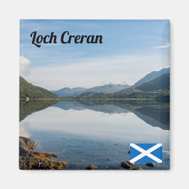 Bergregionen in Loch Creran - Schottland Magnet