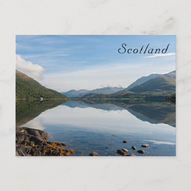 Bergregionen in Loch Creran - Schottland Postkarte (Vorderseite)