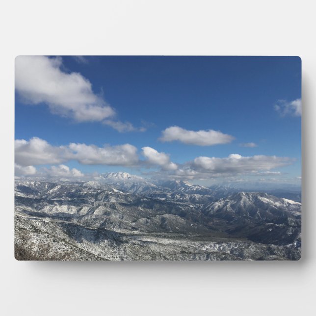 Bergschnee Fotoplatte (Vorderseite)