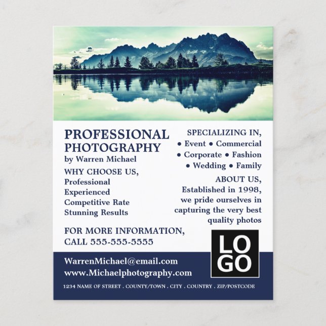 Bergschuh, Fotografie, Fotograf - Verleih Flyer (Vorne)