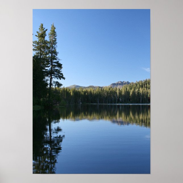 Bergsee, Dämmerung Poster (Vorne)