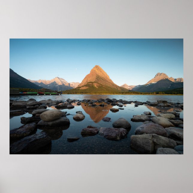 Bergsee | Glacier National Park Poster (Vorne)