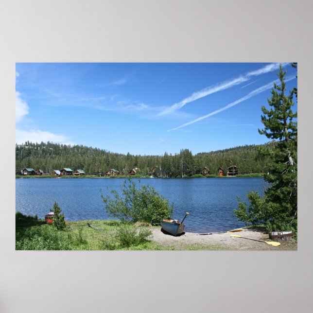 Bergsee, Kanus Poster (Vorne)