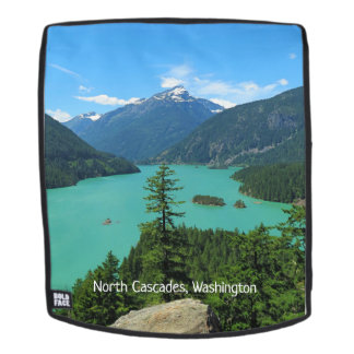 Bergsee-Landschaft in Washington Rucksack