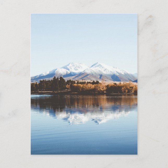 Bergsee Landschaftsfotografie Postkarte (Vorderseite)