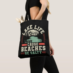 Bergsee-Leben-Because-Strände-sind-salzig Tasche