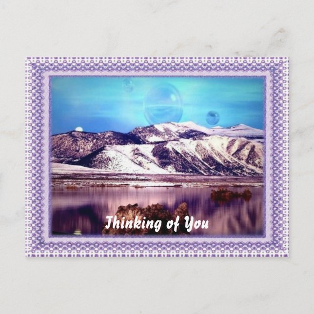 Bergsee Postkarte (Vorderseite)