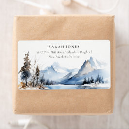 Bergsee Winterschnee Landschaft Adresse