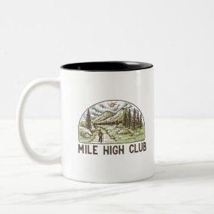 Bergsee Zweifarbige Tasse