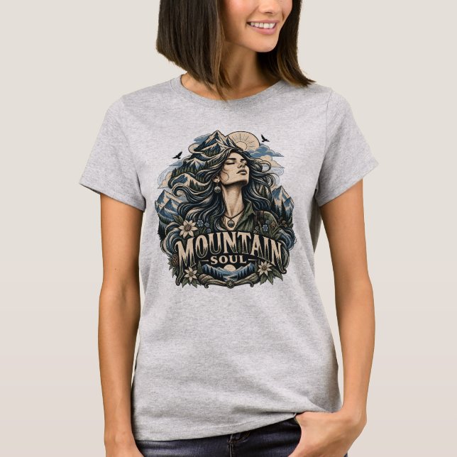 Bergseele Frau T-Shirt (Vorderseite)