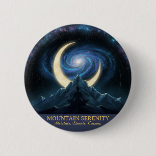 Bergserenity Kosmische Meditation, zunehmender Mon Button