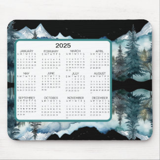 Bergsichtskalender Mousepad