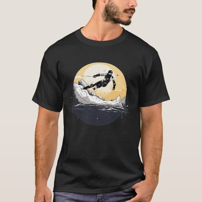Bergski-Abenteuer T-Shirt (Vorderseite)