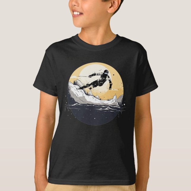 Bergski-Abenteuer T-Shirt (Vorderseite)