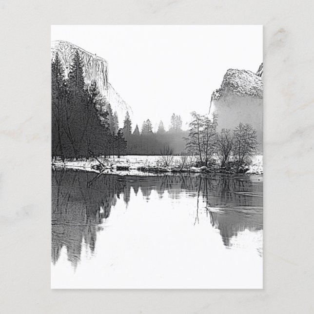 Bergskizze (Vorderseite)