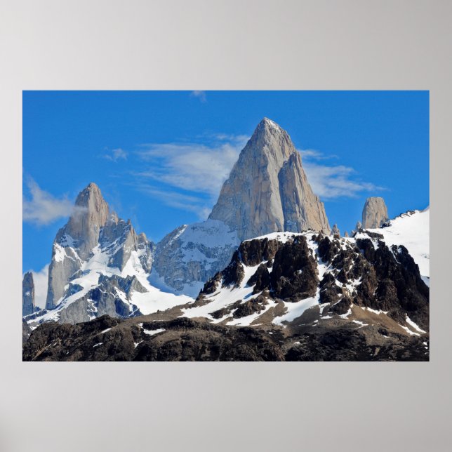 Bergspitze Poster (Vorne)