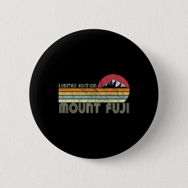 Bergsteigen Bergklettern Berg Fuji Camping Button (Vorderseite)