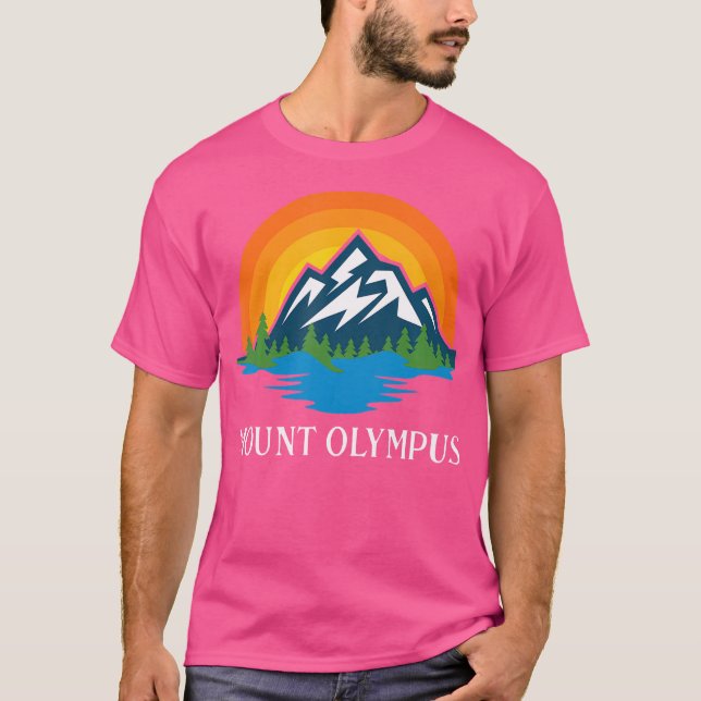 Bergsteigen Gipfel Berggipfel Gift Olympu T-Shirt (Vorderseite)